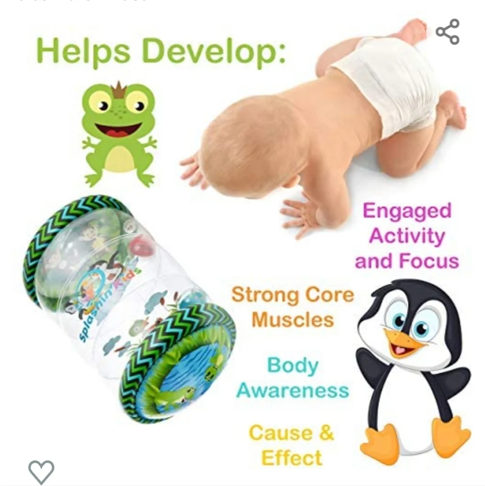 Splashin'kids Infant Toys Beginner Crawl Along Game Ball Drop Maze Tummy Time